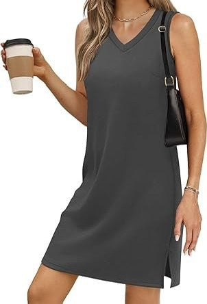 Damen komfortables und stylisches Freizeitkleid EB