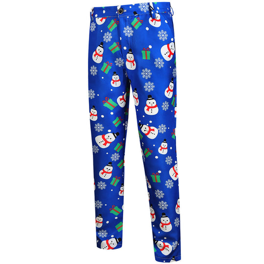 Damen festliches Anzug-Set mit luxuriösem Weihnachtsmuster EB