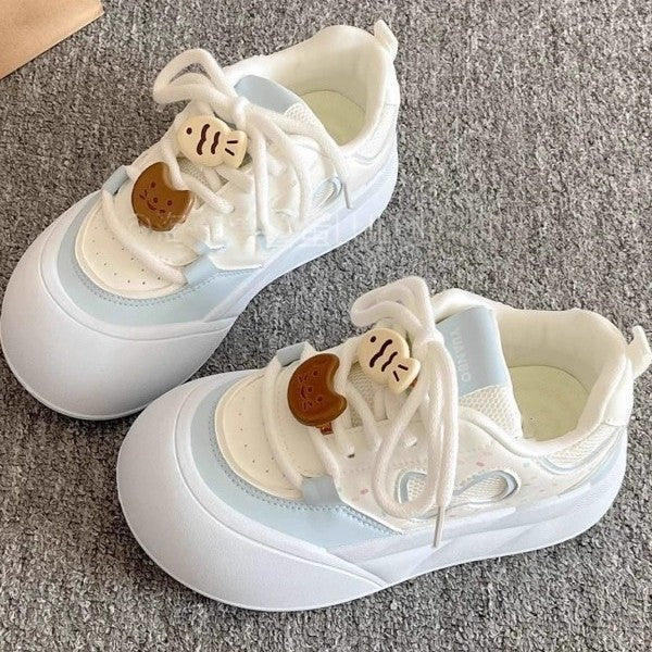 Damen Sneakers mit verspieltem tierischem Dekor und komfortabler Sohle EB
