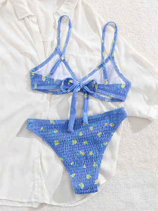 Damen Bunt bedruckter Bikini EB
