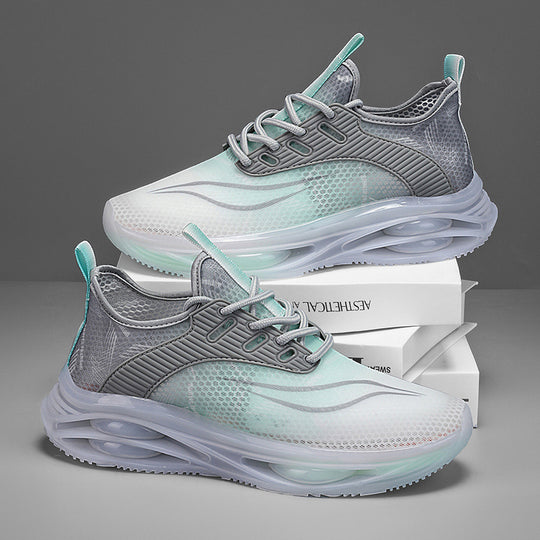 Damen Sportliche Leichtgewicht Sneakers mit atmungsaktivem Obermaterial EB
