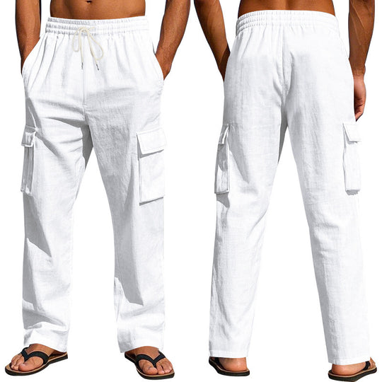 Herren Cargo-Hose mit verstellbarem Bund und praktischen Seitentaschen EB