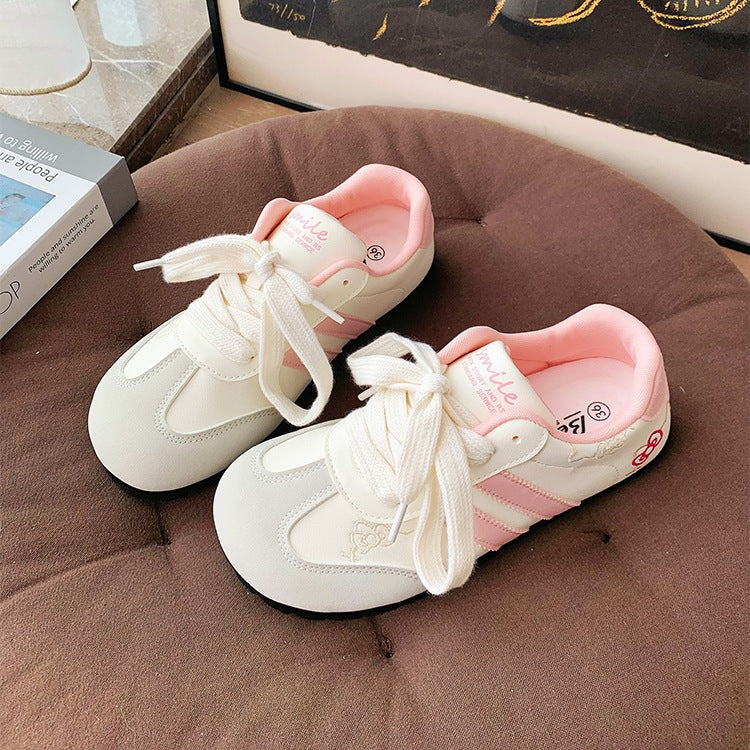 Damen Sportliche Sneakers mit niedlichem Motiv und atmungsaktivem Innenfutter EB