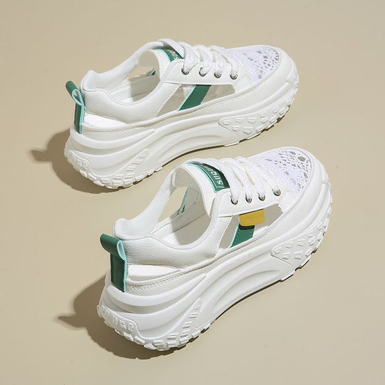 Damen Sportliche Schnürschuhe mit Luftzirkulation EB