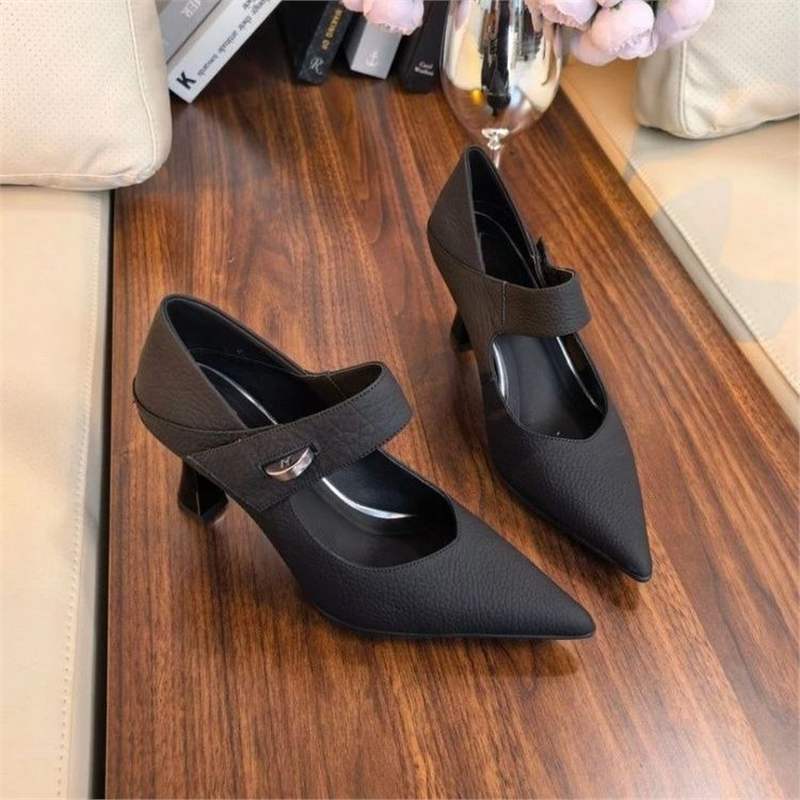 Damen elegante Slingback-Pumps mit modischem Riemendesign EB