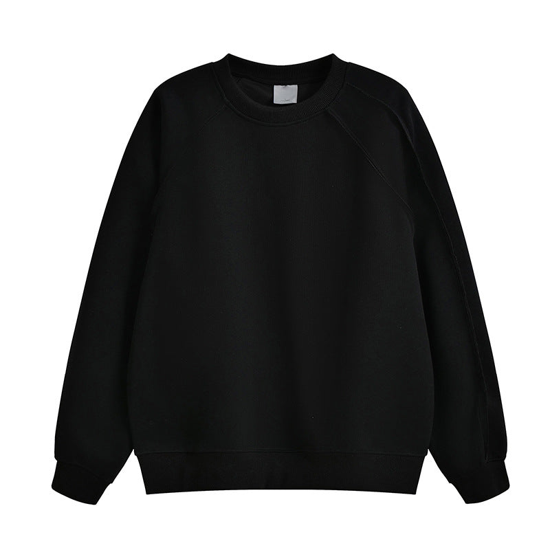 Damen bequemer Sweatshirt mit Raglanärmeln und hochwertigem Baumwollmix EB