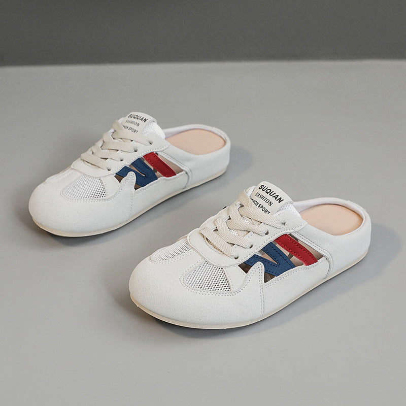 Damen Sportliche Clogs mit atmungsaktiver Mesh-Konstruktion und rutschfester Außensohle EB