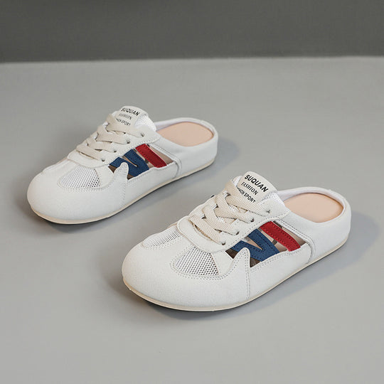 Damen Sportliche Clogs mit atmungsaktiver Mesh-Konstruktion und rutschfester Außensohle EB