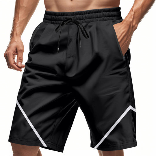 Herren Sportliche Shorts mit elastischem Bund und praktischen Reißverschlusstaschen EB