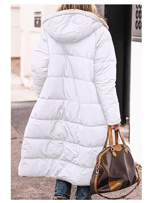 EB | Langer Gesteppter Puffer-Mantel