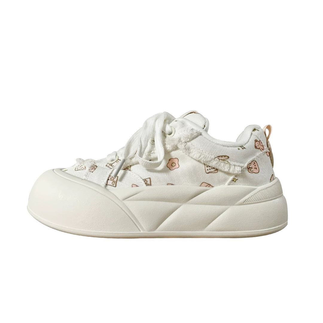 Damen Sneakers mit verspieltem Design und bequemer Dämpfung EB