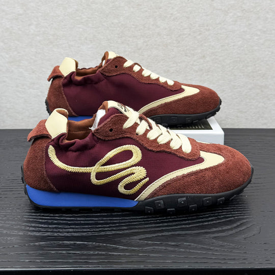 Damen Sportliche Sneaker mit weichem Wildleder und atmungsaktivem Obermaterial EB