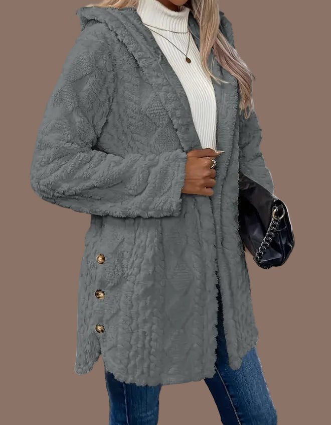 EB | sherpa gefütterte Jacke mit Kapuze