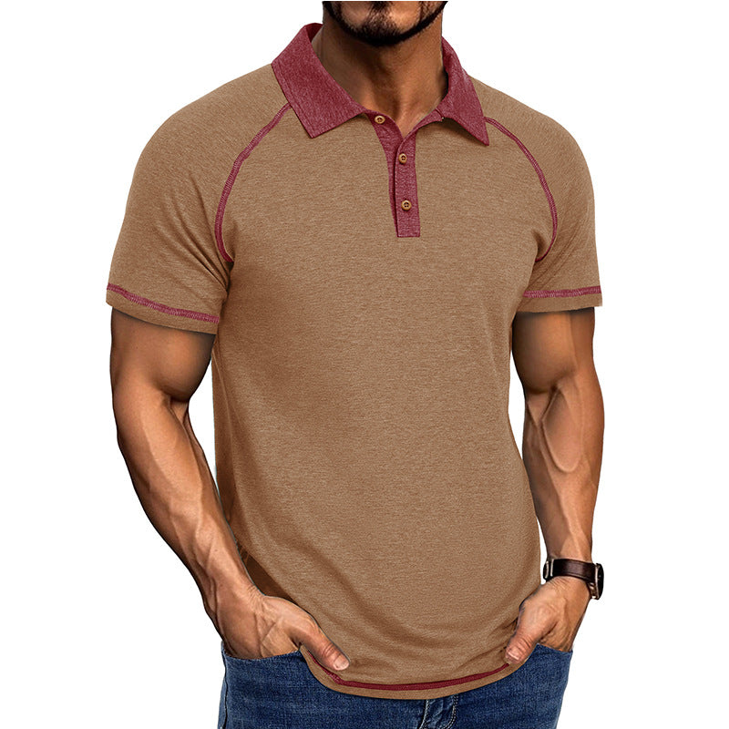 EB | Kurzärmeliges Herren-T-Shirt mit Revers