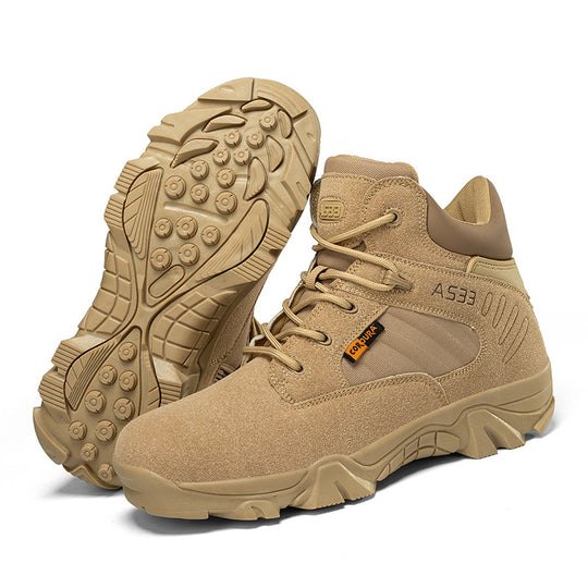 Herren Hochleistungs-Trekkingstiefel mit griffiger Sohle und atmungsaktiver Konstruktion EB