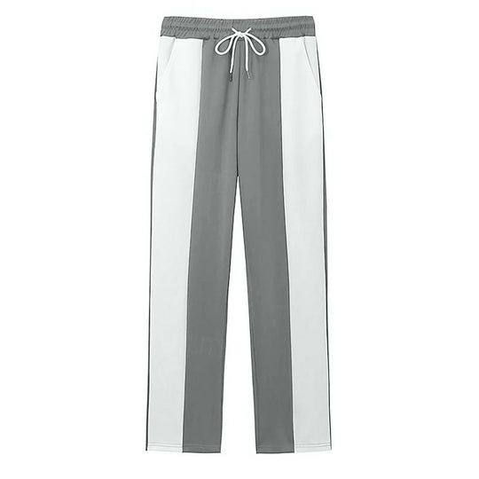 Herren Sportliche Freizeithose mit seitlichen Streifen und elastischem Bund EB