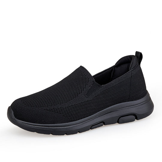 Damen Slip-On Fitnessschuhe mit atmungsaktiver Mesh-Oberfläche EB