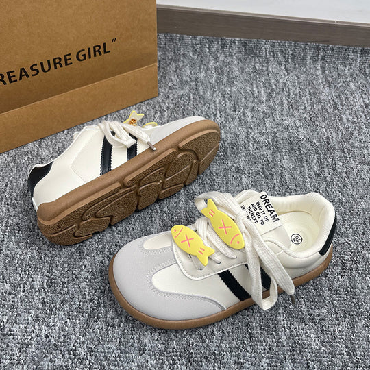 Damen Sportliche Sneakers mit verspieltem Design und stabiler Sohle EB