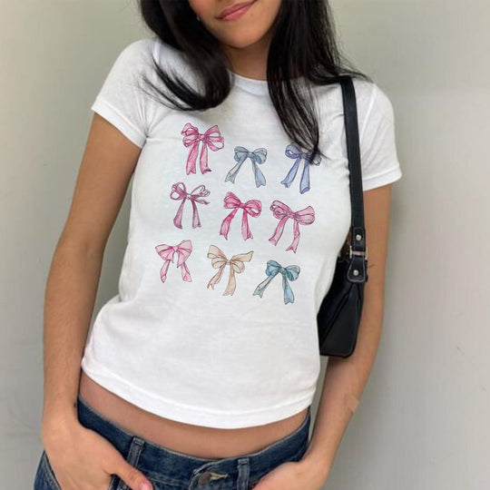 Damen T-Shirt mit verziertem Herz-Motiv EB