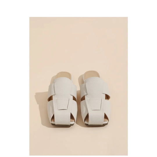 Damen modische Clogs mit weichem Fußbetten und stylischer Überlappung EB