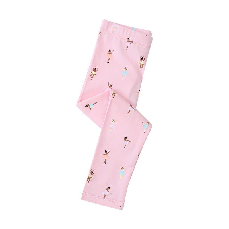 Mädchen Leggings mit bezauberndem Ballett-Motiv EB