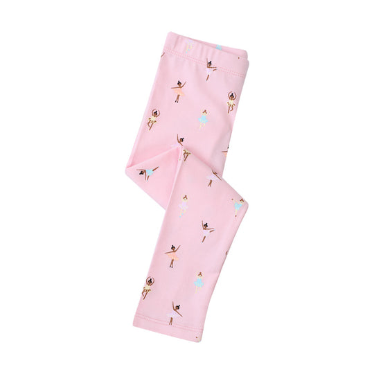Mädchen Leggings mit bezauberndem Ballett-Motiv EB