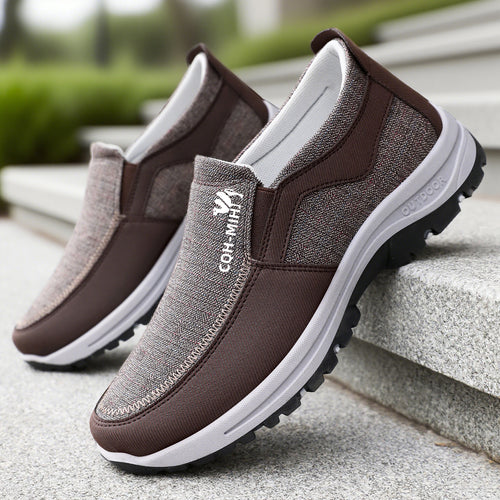 Damen Komfortable Slip-On Halbschuhe mit rutschfester Sohle und atmungsaktivem Obermaterial EB