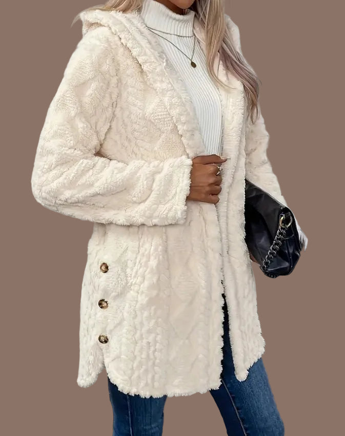 EB | sherpa gefütterte Jacke mit Kapuze
