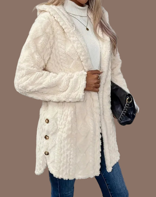 EB | sherpa gefütterte Jacke mit Kapuze