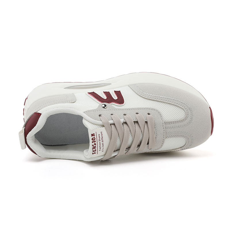 Damen Sportliche Sneakers mit atmungsaktiver Mesh-Oberfläche und dämpfender Sohle EB 1771555830