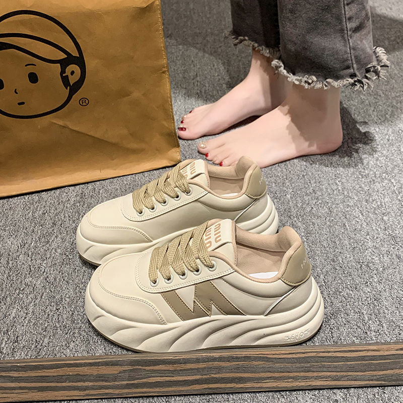 Damen modische Sneaker mit einzigartiger Sohlenstruktur und atmungsaktivem Obermaterial EB
