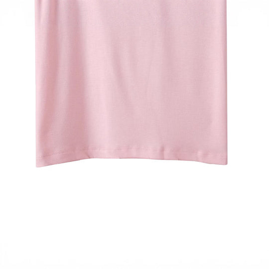 Damen lässiges Baumwoll-Crop-Top mit auffälligem Druck EB