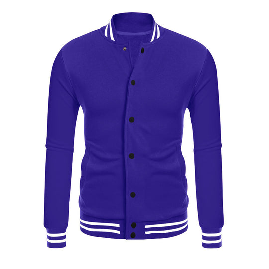 Herren Sportjacke mit kontrastierenden Bündchen und modernen Druckknöpfen EB