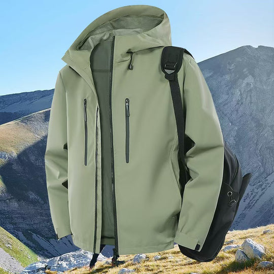 Damen Funktionsjacke mit wasserabweisendem Material und praktischen Reißverschlusstaschen EB