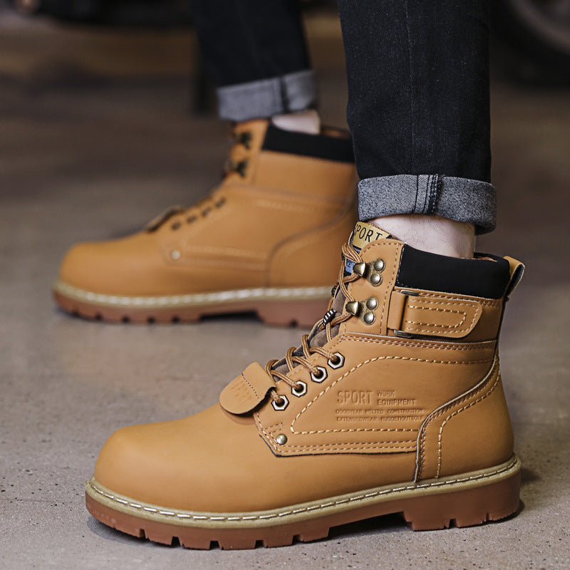 Damen robuste Schnürstiefel mit wasserdichtem Obermaterial EB