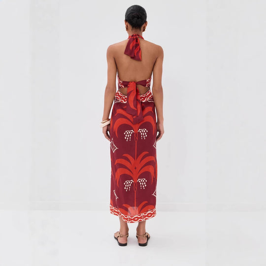 Damen Maxi-Kleid mit exklusivem Boho-Design EB