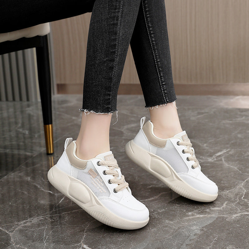 Damen sportliche Sneaker mit atmungsaktivem Obermaterial und bequemer Dämpfung EB