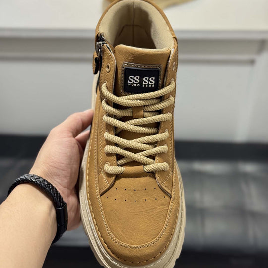 Damen modische Schnürboots mit bequemer Laufsohle von EB