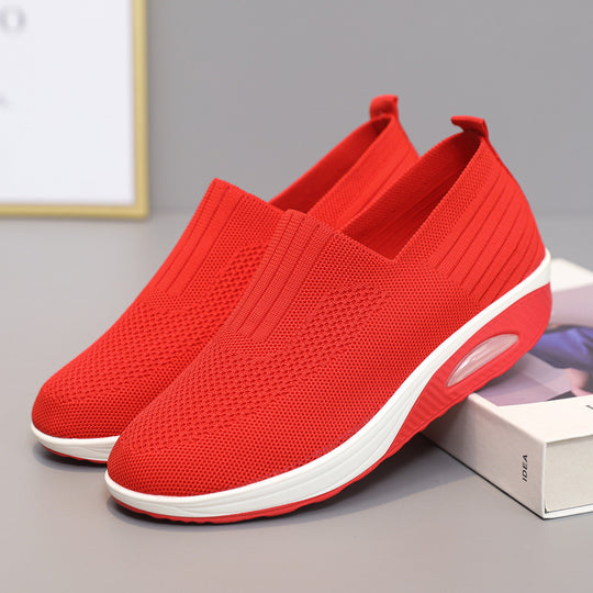 Damen Bequeme und luftige Slip-On Sneaker mit Dämpfungstechnologie EB