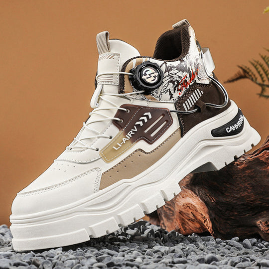 Damen High-Top Sneakers mit innovativem Schnürsystem und rutschfester Sohle EB