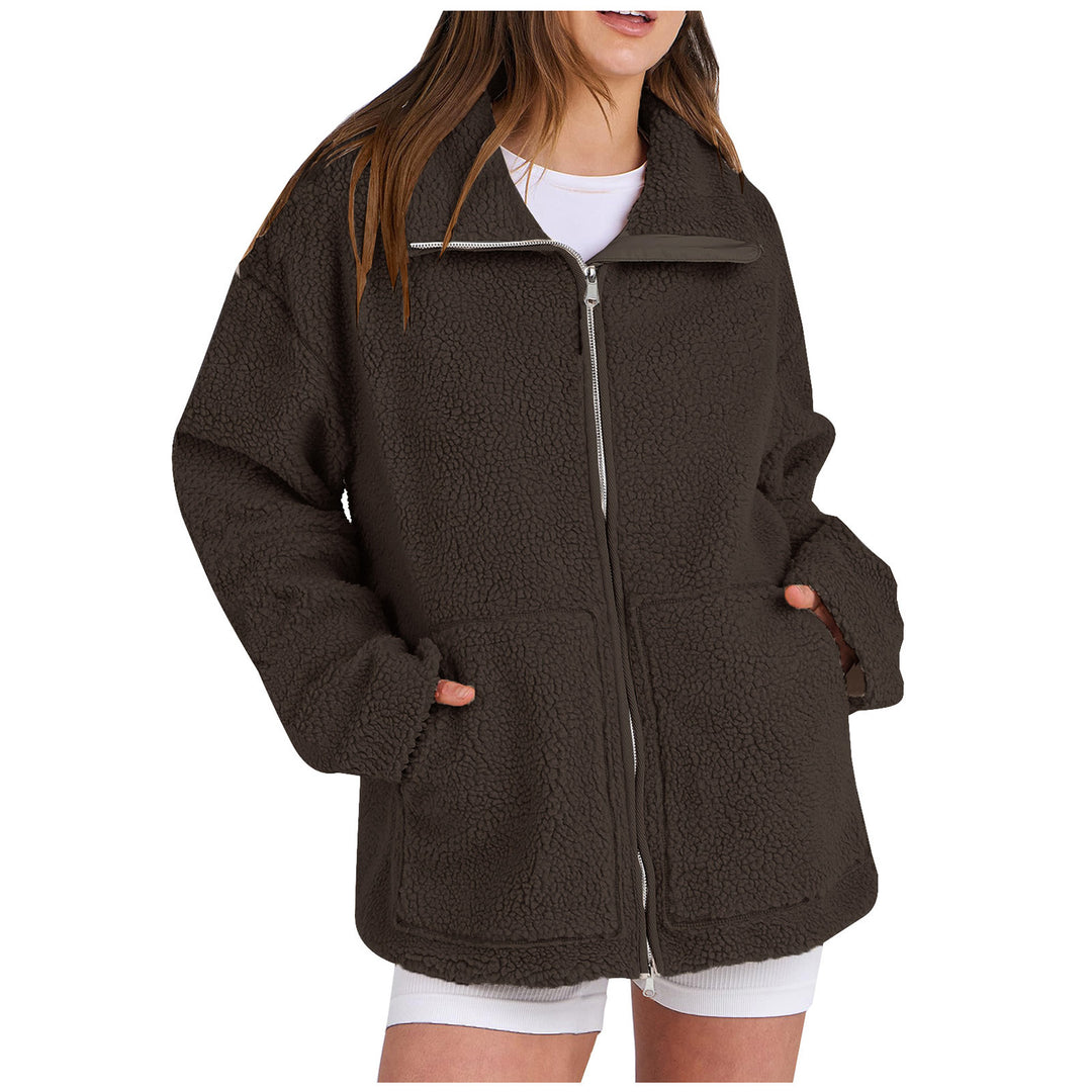 Damen Gemütlicher Fleece-Hoodie EB