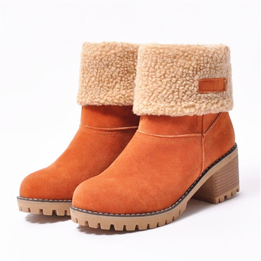 Damen Stiefeletten mit gefüttertem Schaft und rutschfester Sohle EB