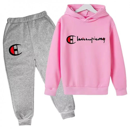 Unisex nan Kapuzenpullover mit Jogginghose Freizeitset EB