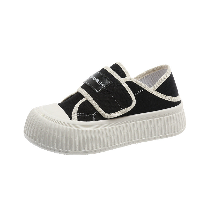 Damen Sneakers mit verstellbarem Klettverschluss und dämpfender Plateau-Sohle EB
