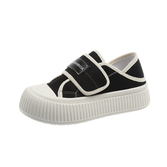 Damen Sneakers mit verstellbarem Klettverschluss und dämpfender Plateau-Sohle EB