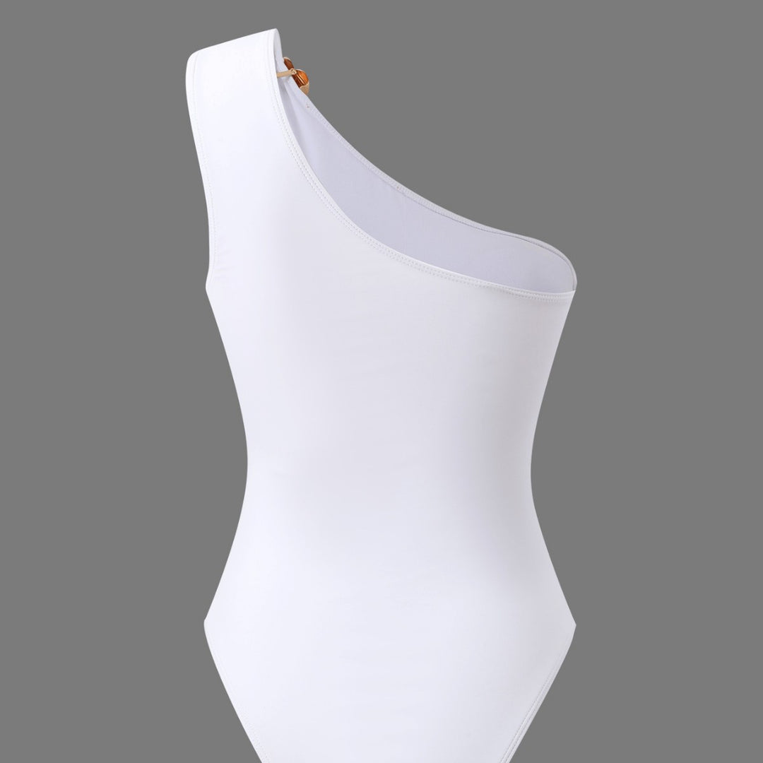 Damen Einteiler Badeanzug mit luxuriösem floralem Design EB