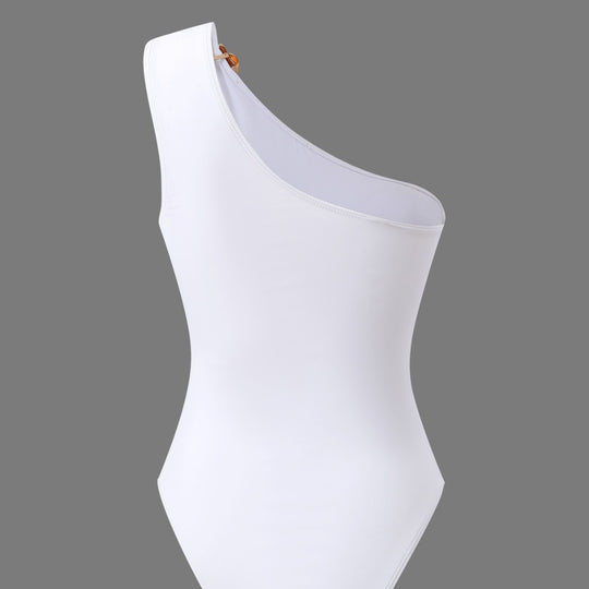Damen Einteiler Badeanzug mit luxuriösem floralem Design EB