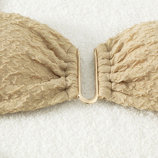 Damen Bikini mit elegantem Spitzenmuster und verstellbaren Trägern EB
