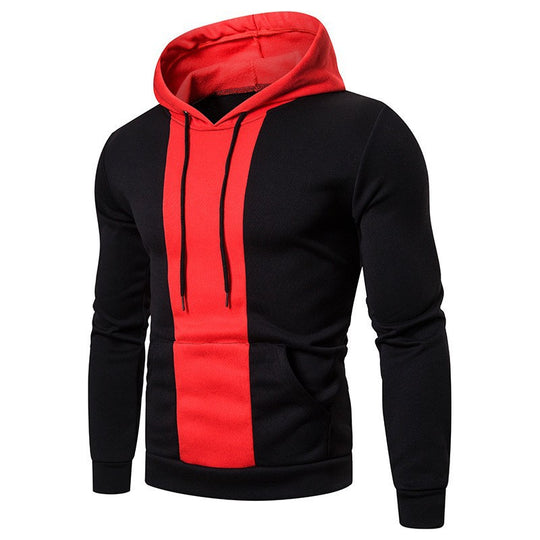 Herren Kapuzenpullover mit modernem Farbblock-Design EB