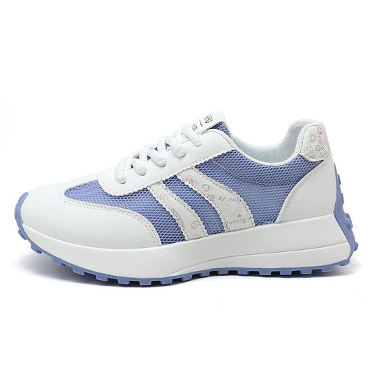 Damen Sportliche Sneakers mit atmungsaktivem Mesh-Obermaterial und flexibler Sohle EB